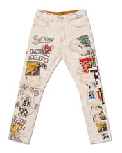 Load image into Gallery viewer, HAND PAINT  DISTRESSED JEAN - Hustla Boutique